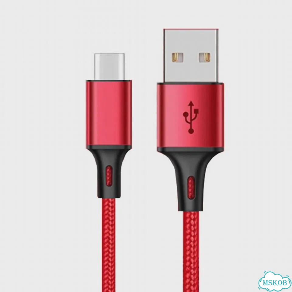 USB-C кабель красный, 0.5 м фото 1