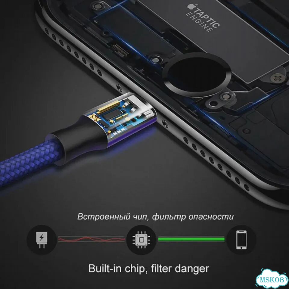 USB-C кабель красный, 0.5 м фото 5