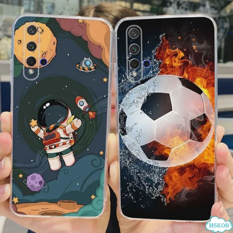 Чехол Huawei Nova 5T фиолетовый с бабочками фото 7