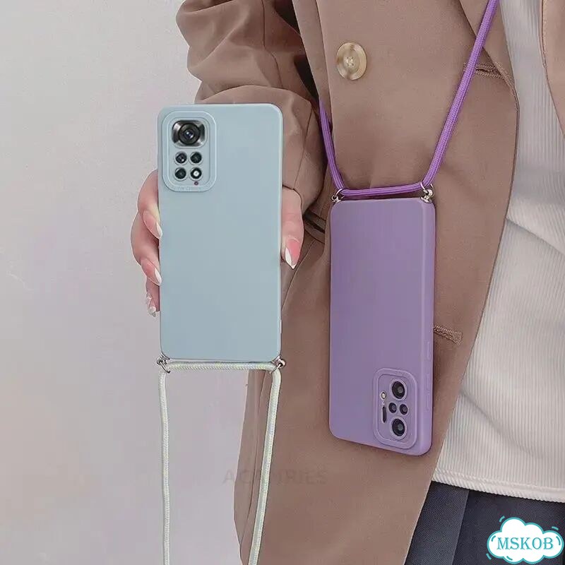 Чехол-ремешок через плечо для Xiaomi Redmi Note 11 10 Pro 4g 11pro 11s Розовый, GS Pink, Redmi 10c фото 2