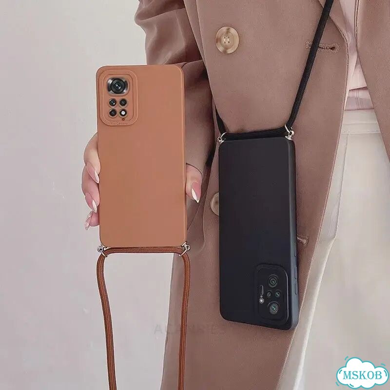 Чехол-ремешок через плечо для Xiaomi Redmi Note 11 10 Pro 4g 11pro 11s Розовый, GS Pink, Redmi 10c фото 4