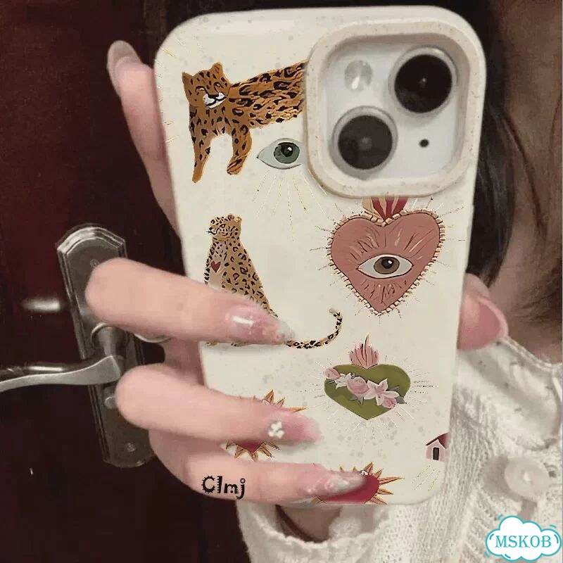 Чехол для iPhone 14 Pro Max Love Leopard Eye Clmj фото 1