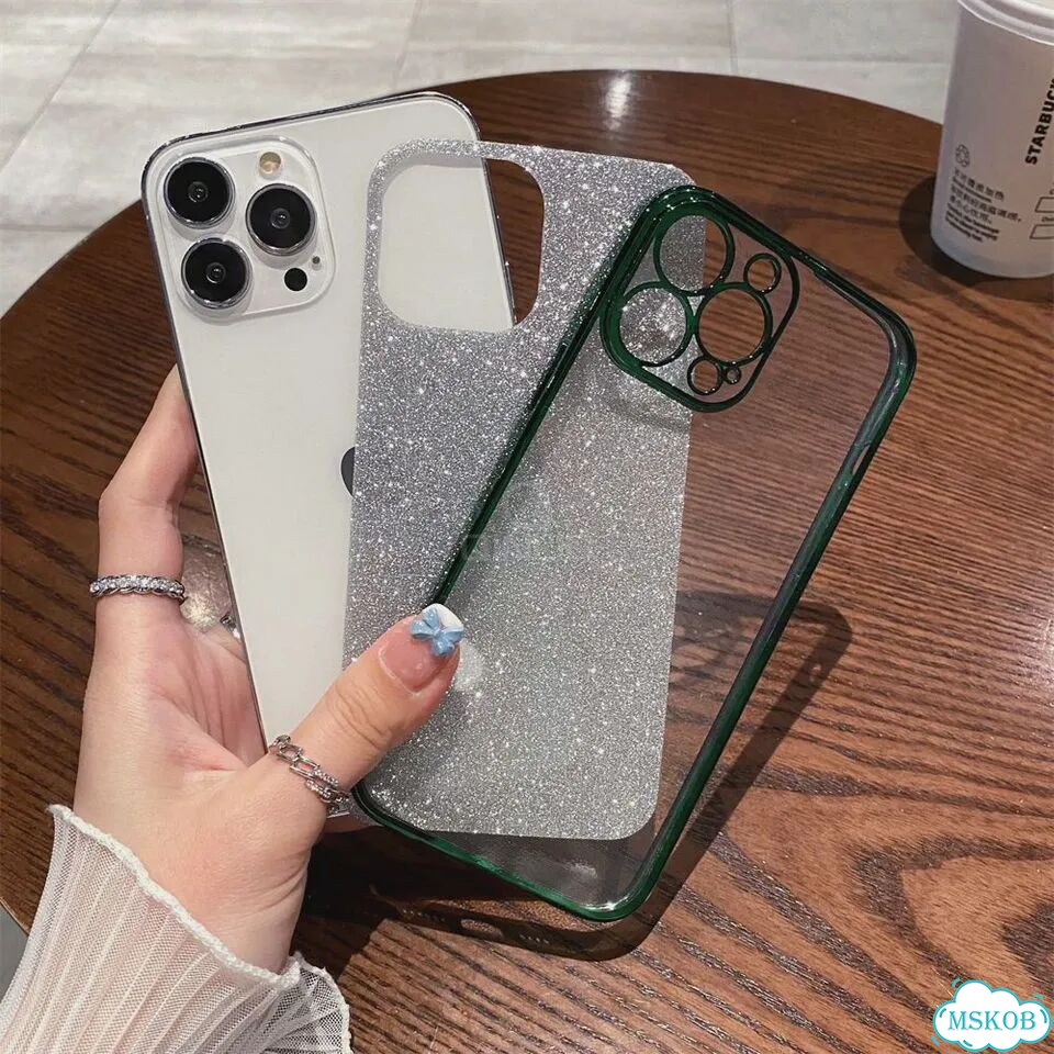 Роскошный блестящий чехол с квадратным покрытием для iPhone Голубой, Sierra Blue, For iPhone 15 Plus фото 5