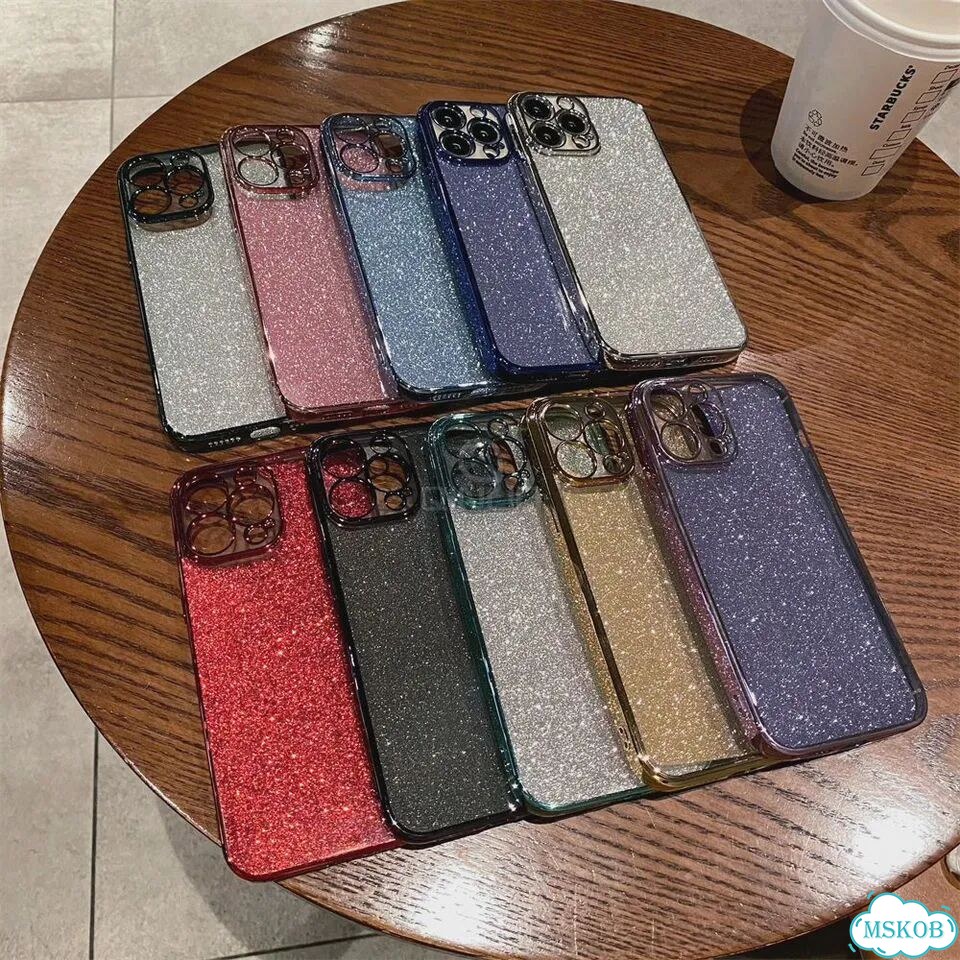Роскошный блестящий чехол с квадратным покрытием для iPhone Голубой, Sierra Blue, For iPhone 15 Plus фото 7