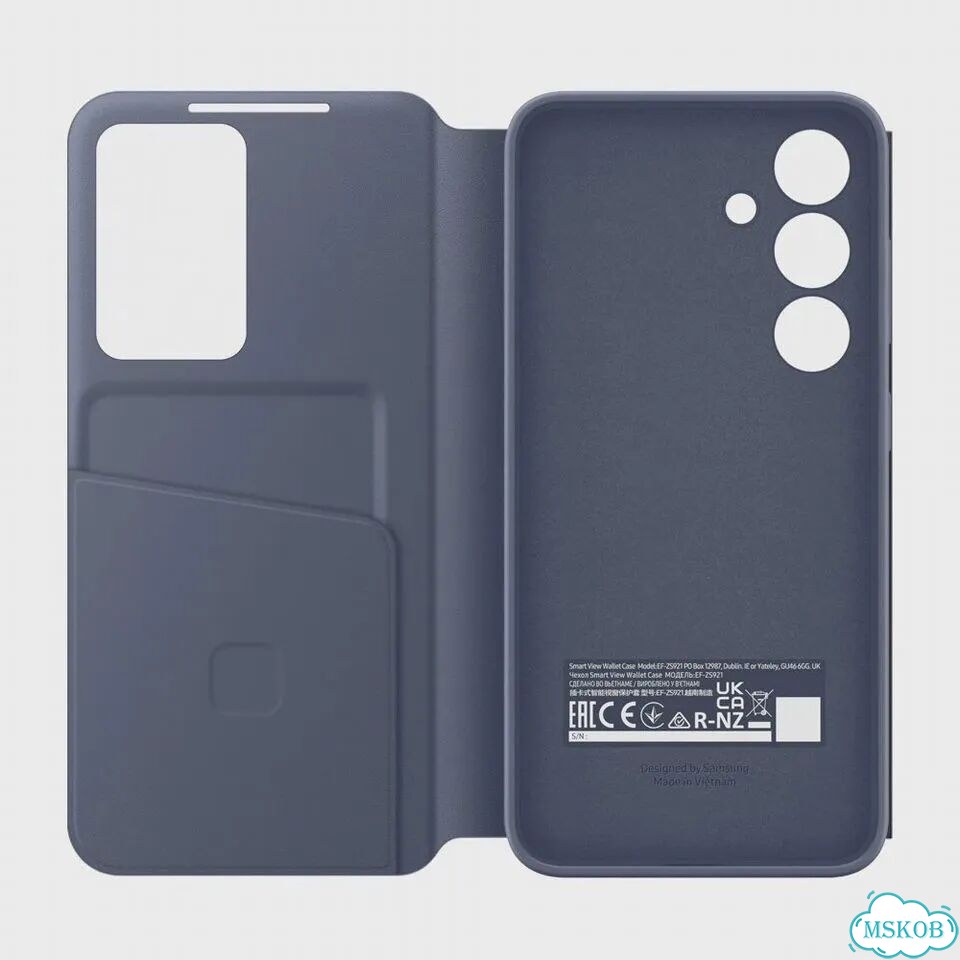 Оригинальный чехол для смартфона SMART View Wallet для Samsung S24 S24+ Для Галактики S24+, Violet фото 3