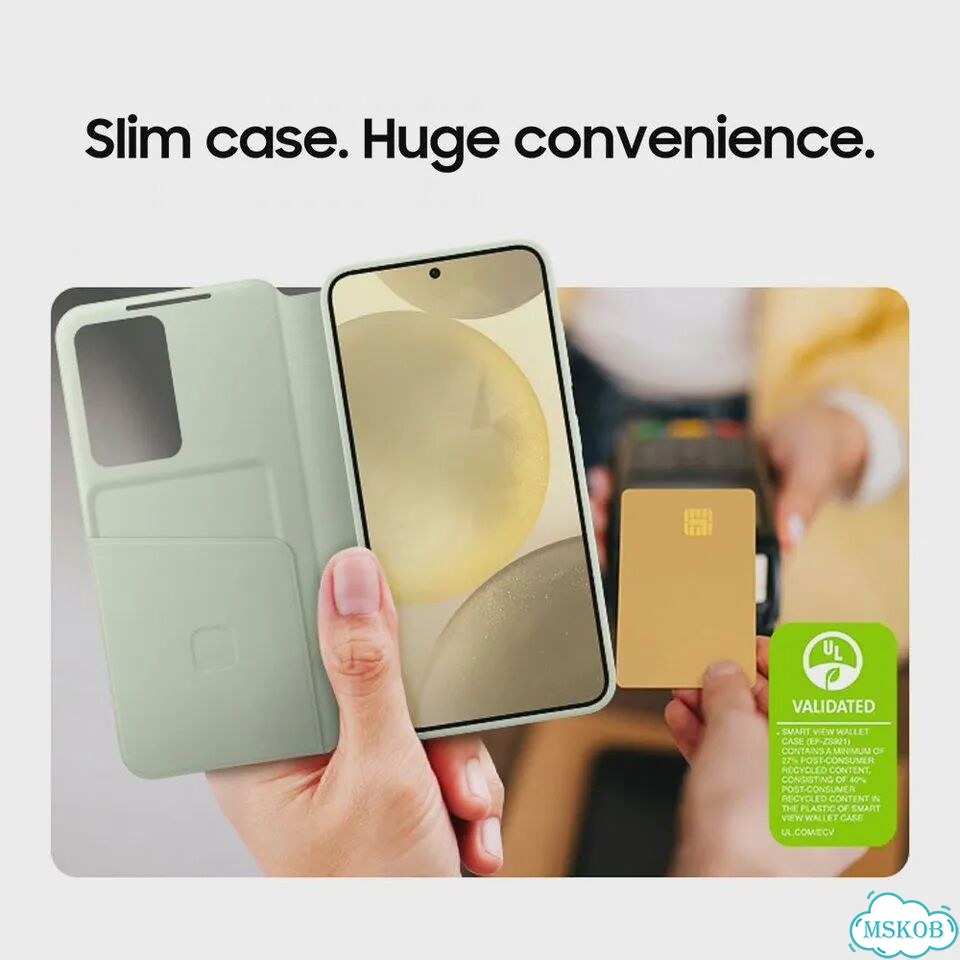 Оригинальный чехол для смартфона SMART View Wallet для Samsung S24 S24+ Для Галактики S24+, Violet фото 5