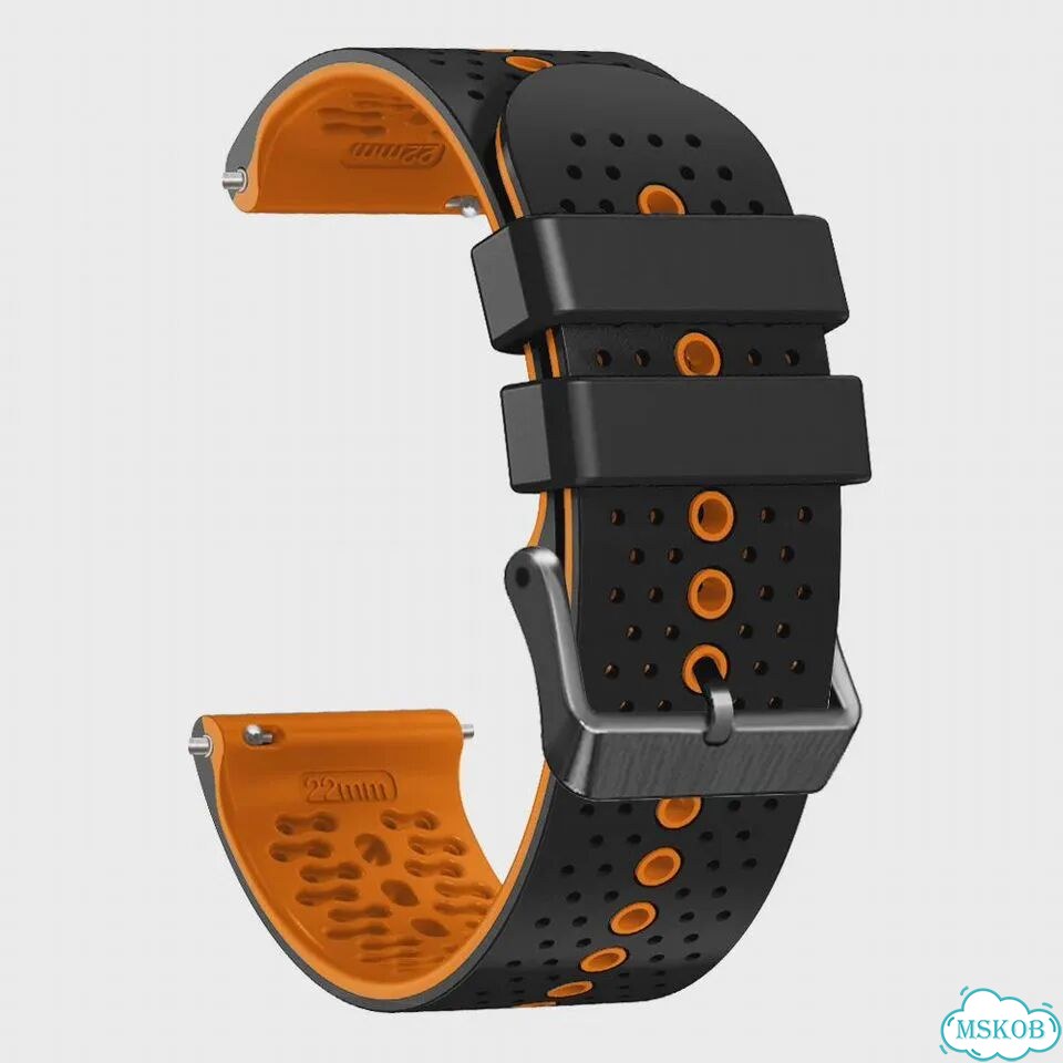 Ремешок для часов honor MagicWatch2 46mm, 22 мм, Black gray фото 6