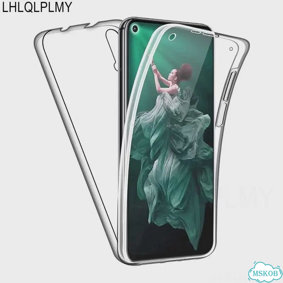 Двусторонний прозрачный чехол для Huawei Honor 9C 8X 10i 20S 10 Lite Mate 20 Pro 9X Mate 20 Lite фото 2