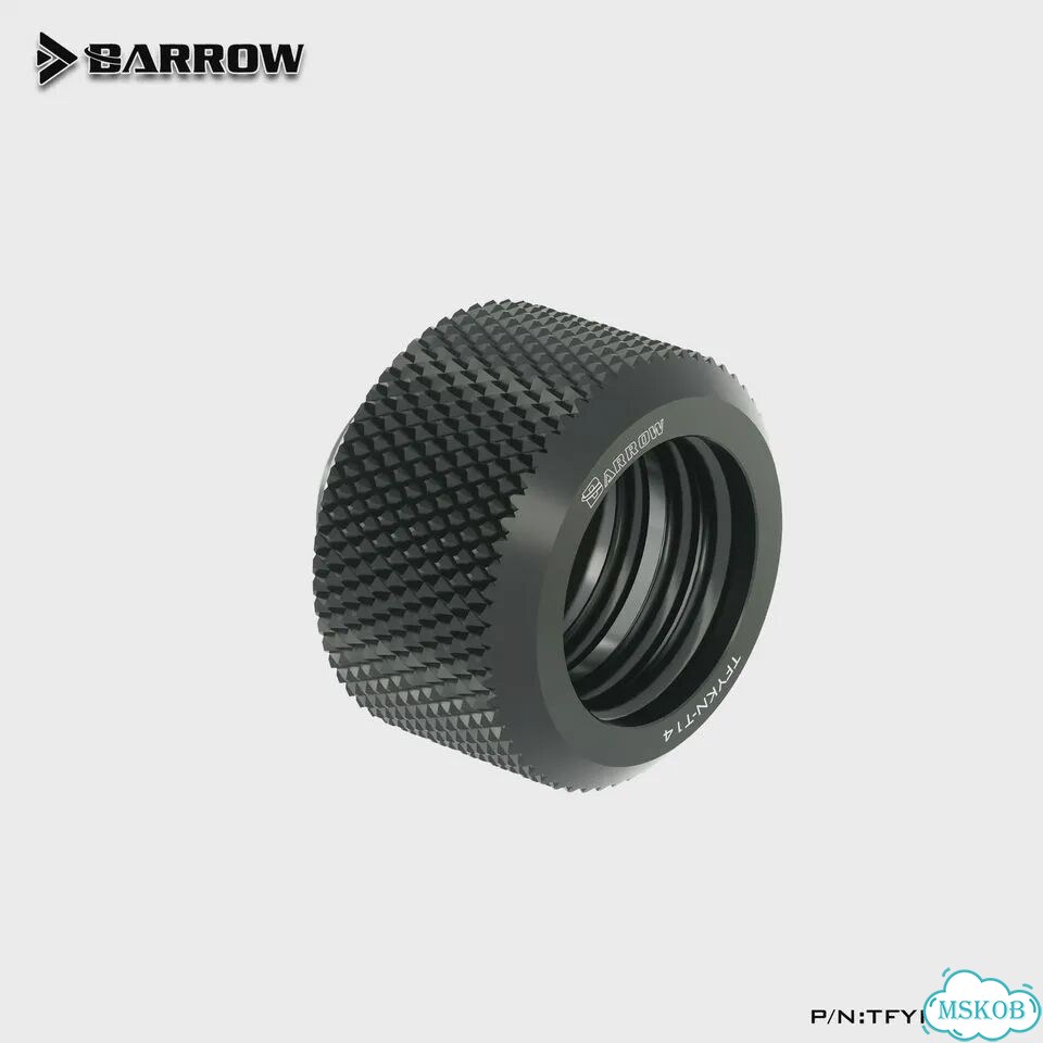 Barrow tykn-K14 соединительные детали для жесткой трубки G1/4 red, OD 16mm hard tube фото 2