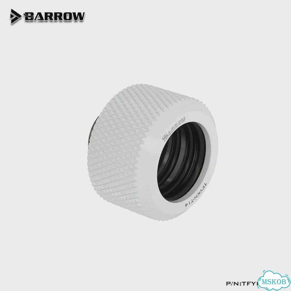 Barrow tykn-K14 соединительные детали для жесткой трубки G1/4 red, OD 16mm hard tube фото 3