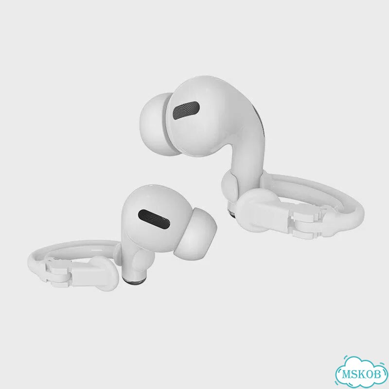 Зажим для наушников lmdaoo Transparent black для Apple AirPods Pro фото 3