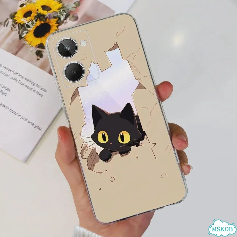 Чехол для Realme 10 Pro Plus чехол RMX3687 RMX3686, модный прозрачный мягкий силиконовый чехол из тп фото 1