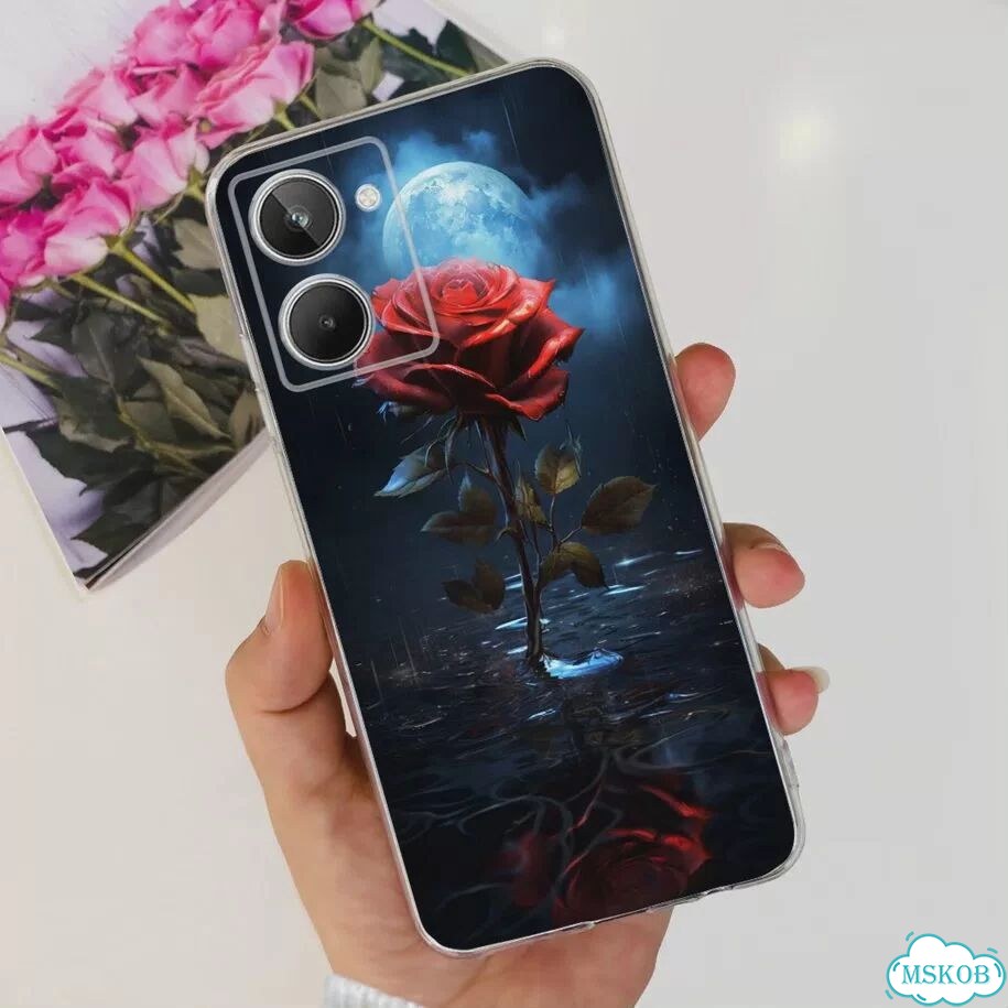 Чехол для Realme 10 Pro Plus чехол RMX3687 RMX3686, модный прозрачный мягкий силиконовый чехол из тп фото 4
