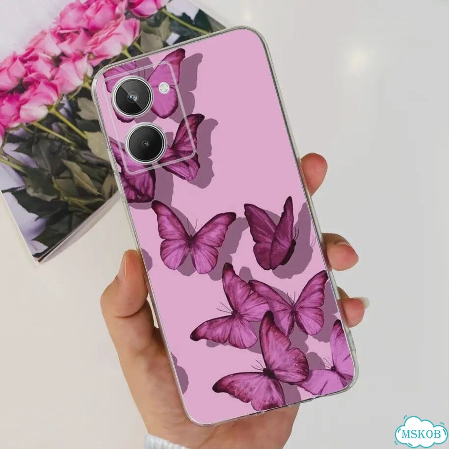 Чехол для Realme 10 Pro Plus чехол RMX3687 RMX3686, модный прозрачный мягкий силиконовый чехол из тп фото 7