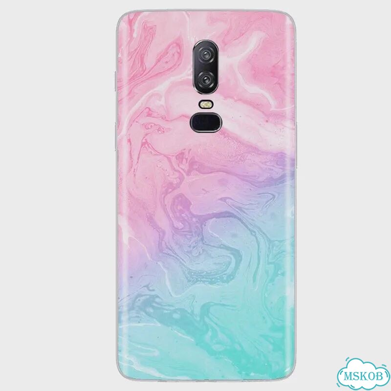 Чехол для Oneplus 6 6T, силиконовая Мягкая задняя крышка из тпу, чехол для Color 52, For Oneplus 6 фото 4