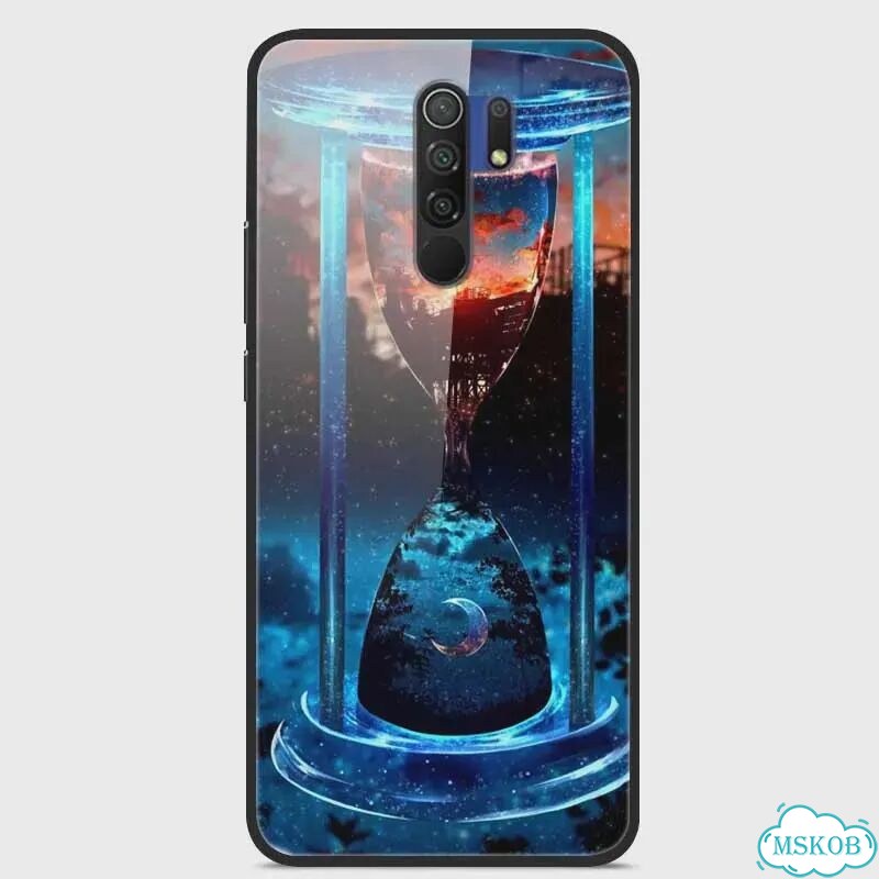 Чехол для телефона Redmi 9, жесткий чехол-накладка из закаленного Picture 49, Redmi Note 8 Pro фото 3