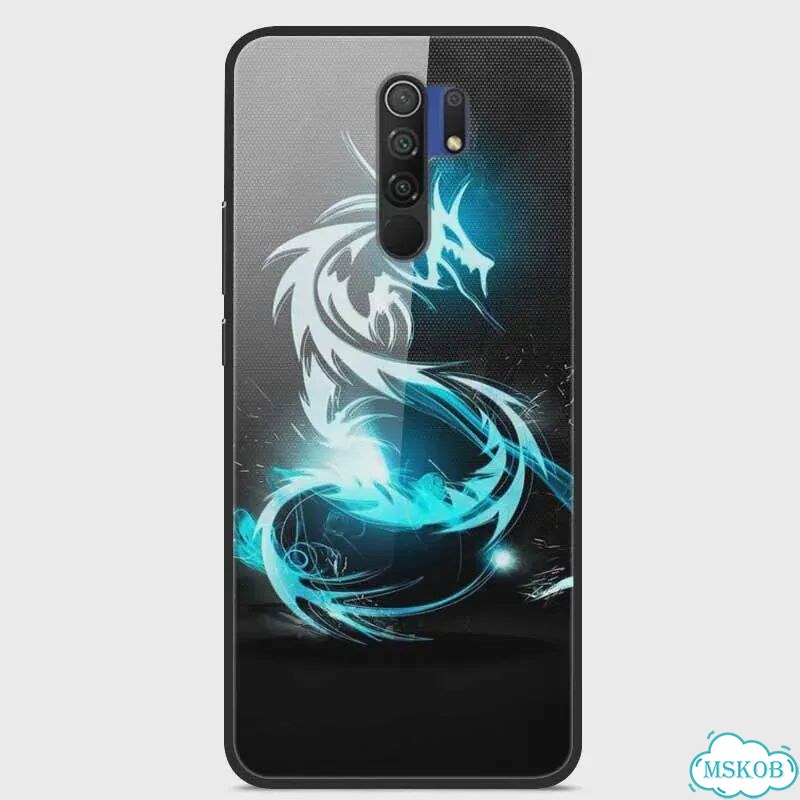 Чехол для телефона Redmi 9, жесткий чехол-накладка из закаленного Picture 49, Redmi Note 8 Pro фото 5