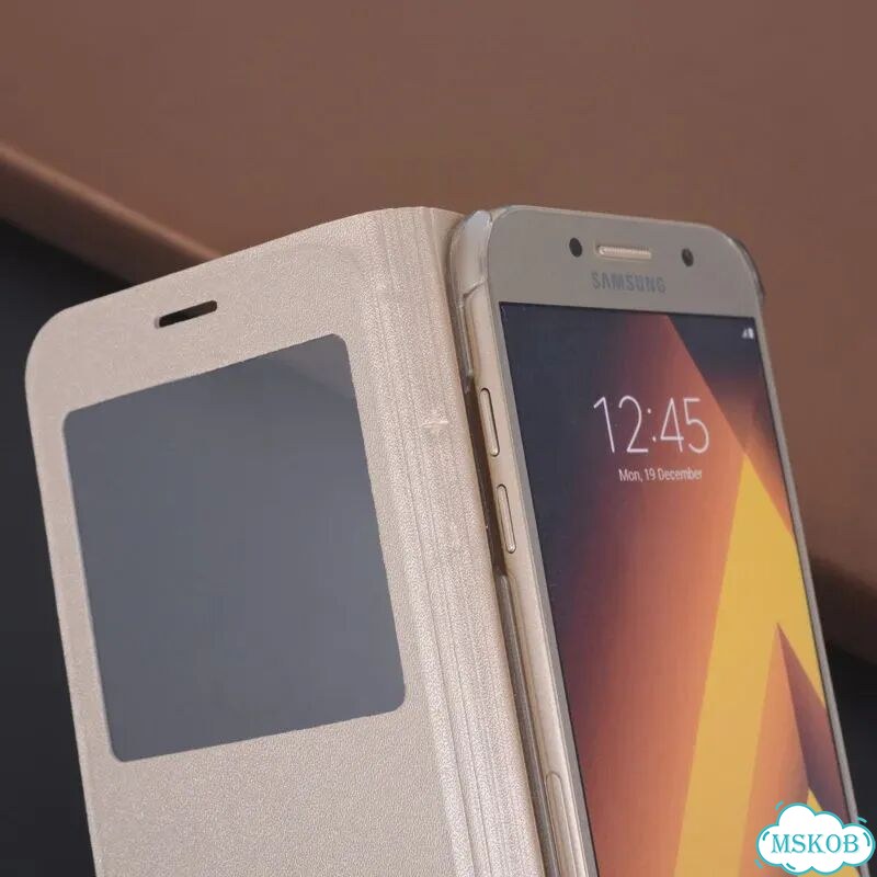 Розовый чехол-книжка для Samsung Galaxy A5 2017 фото 7