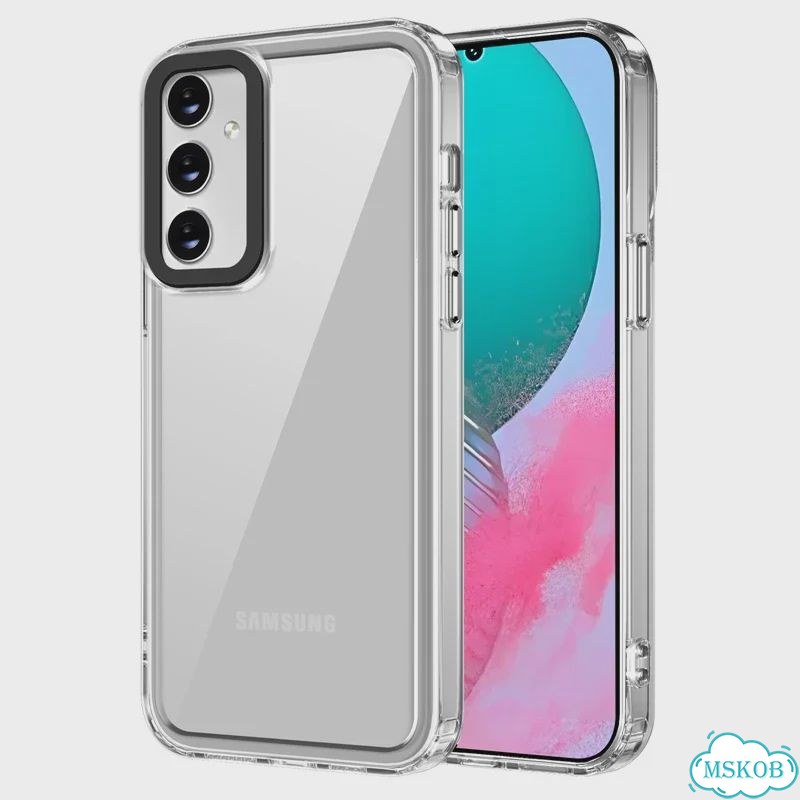Ударопрочный прозрачный акриловый чехол для Samsung Galaxy S21FE Прозрачный, Clear, For Galaxy A54 фото 1