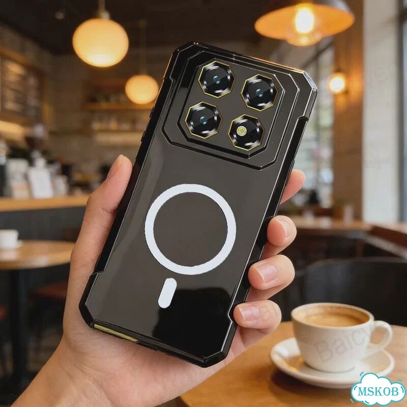 Чехол для Oukitel WP60 5G, черный, прозрачный, магнитный, из тпу, силиконовый чехол clear 1 фото 6