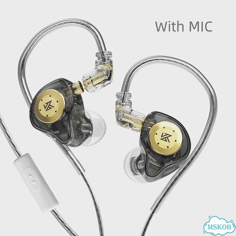 KZ EDX PRO Проводные внутриканальные наушники Black MIC фото 1