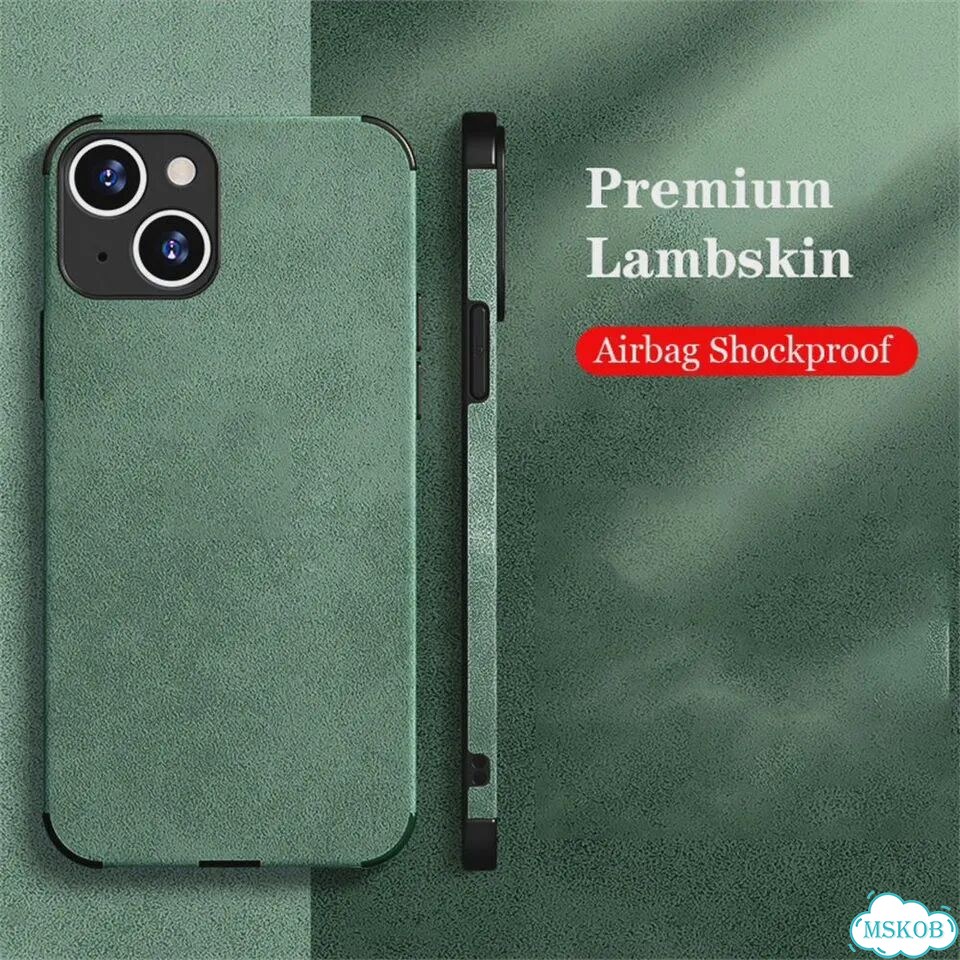 Чехол для iPhone 11 Premium Lambskin Gray, Airbag Bumper фото 3