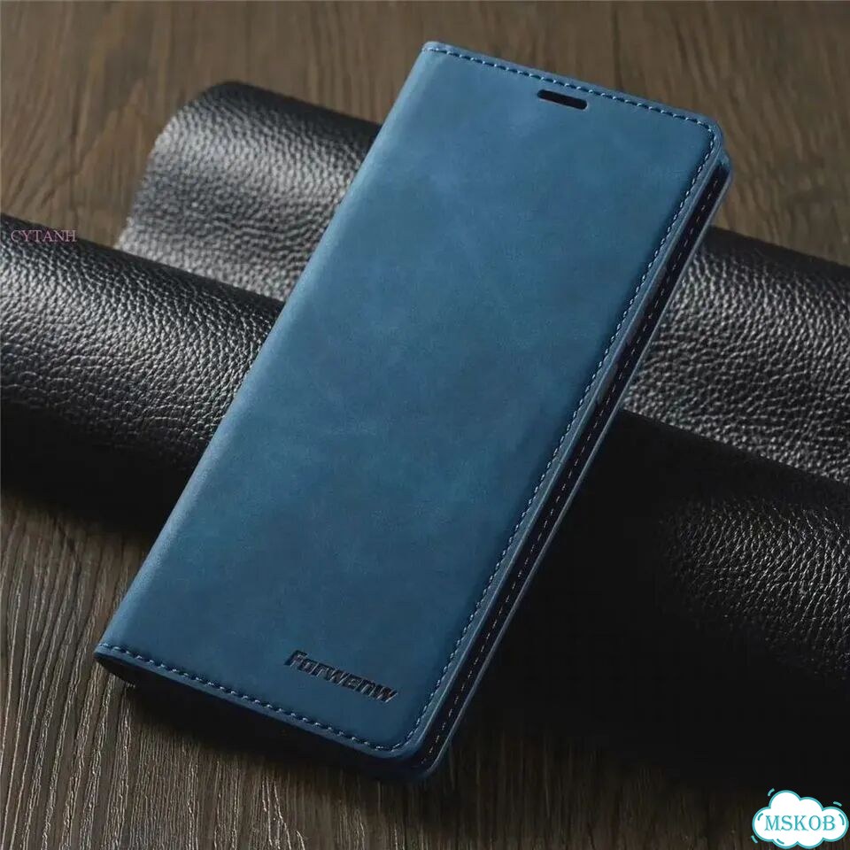 Кожаный чехол для телефона A14 A54 A34 A24 для Samsung Galaxy A05 Темно-синий, Blue, Galaxy A34 5G фото 1