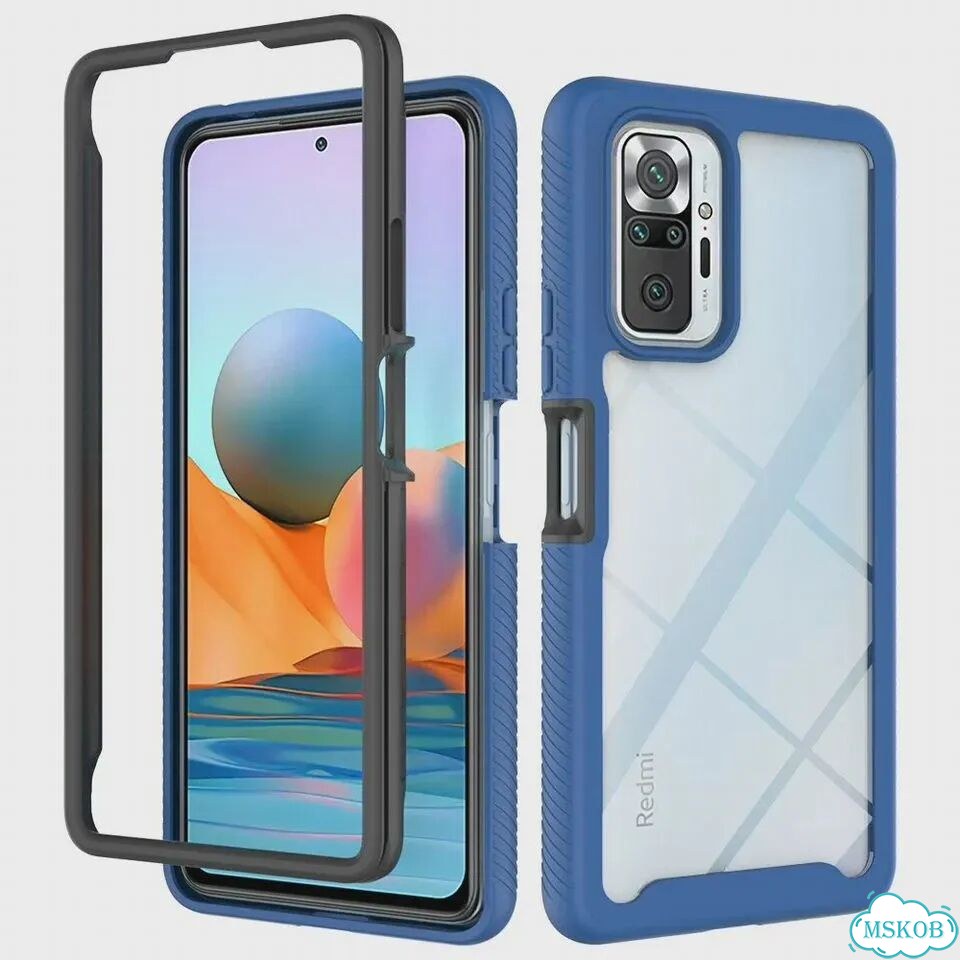 Чехол для Xiaomi Redmi Note 10S, Dark Blue, противоударный фото 1