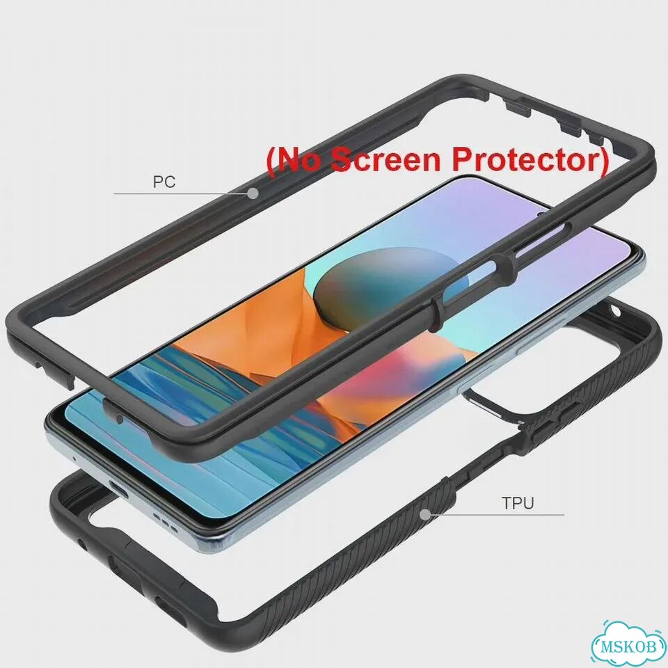 Чехол для Xiaomi Redmi Note 10S, Dark Blue, противоударный фото 4