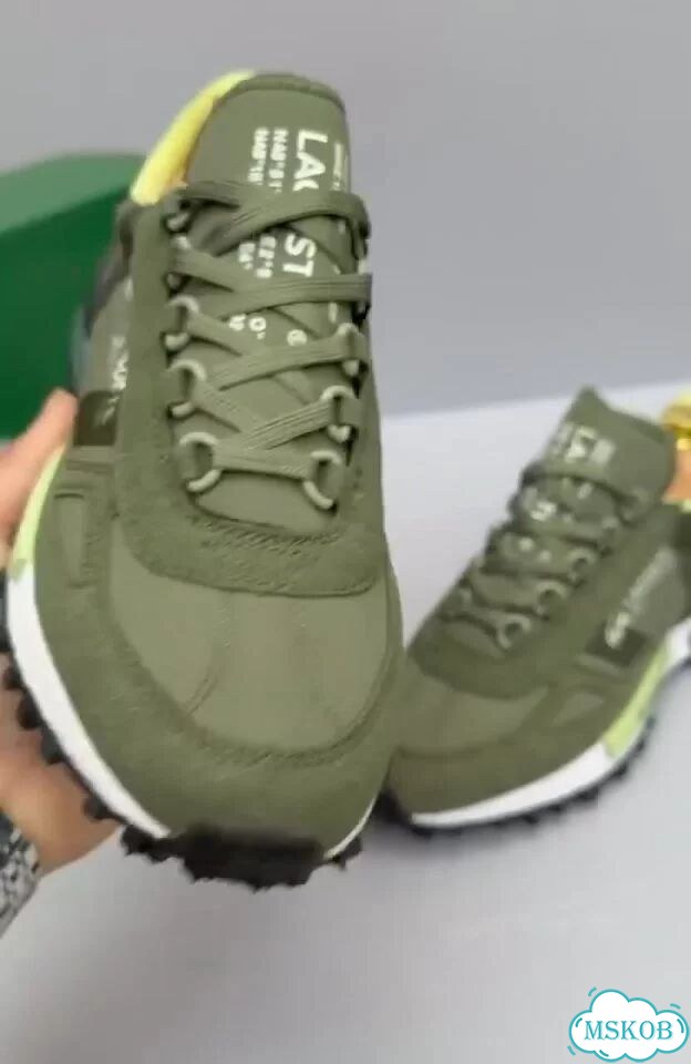 Кроссовки Lacoste Elite Active Green Khaki фото 1