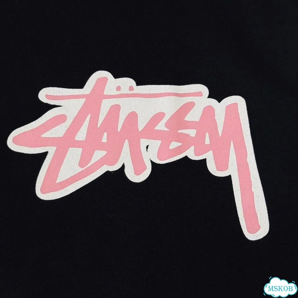 Футболка Stussy & Bape Черная фото 4