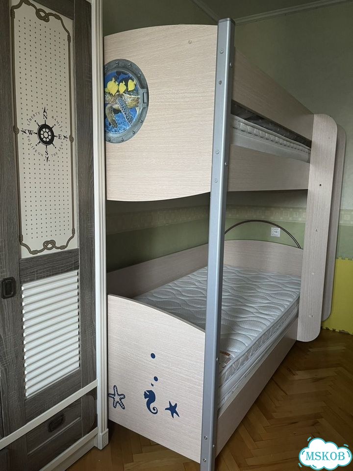 Даухъярусная кровать 90х190 +2 матраса Орматек фото 3