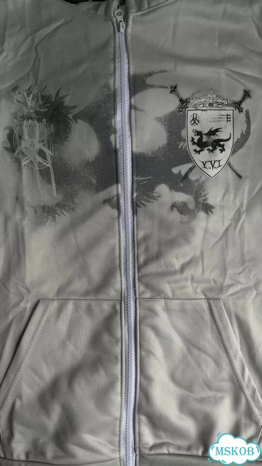 Зип Худи белая Yori Sport cozy balenciaga type фото 1