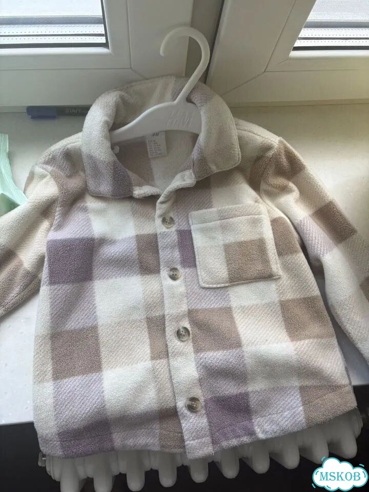Флисовая рубашка H&M фото 1