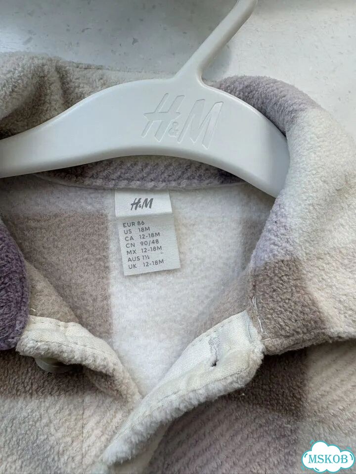 Флисовая рубашка H&M фото 2