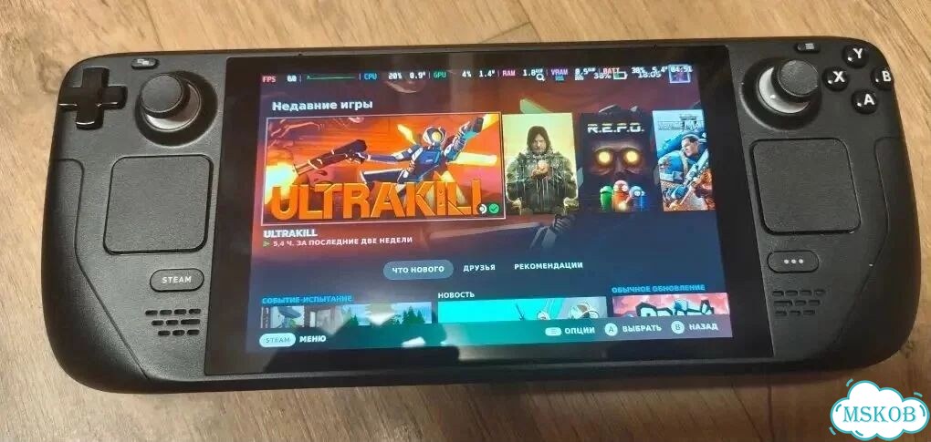Игровая консоль valve steam deck lcd 256гб фото 2