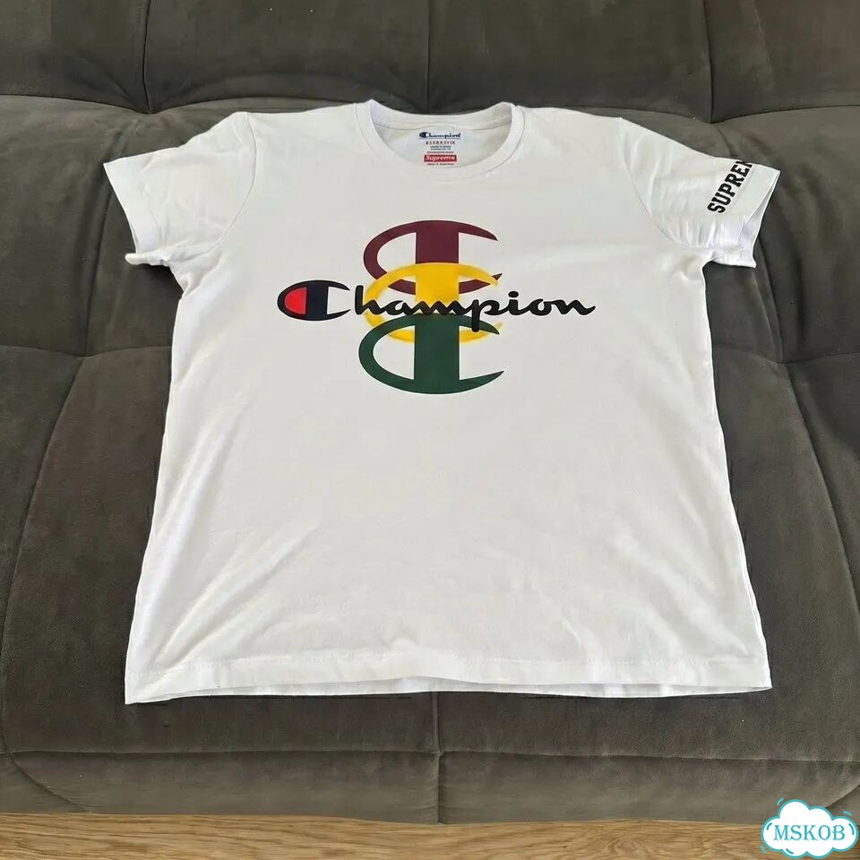 Футболка Supreme x Champion Rainbow Tee редкая фото 10