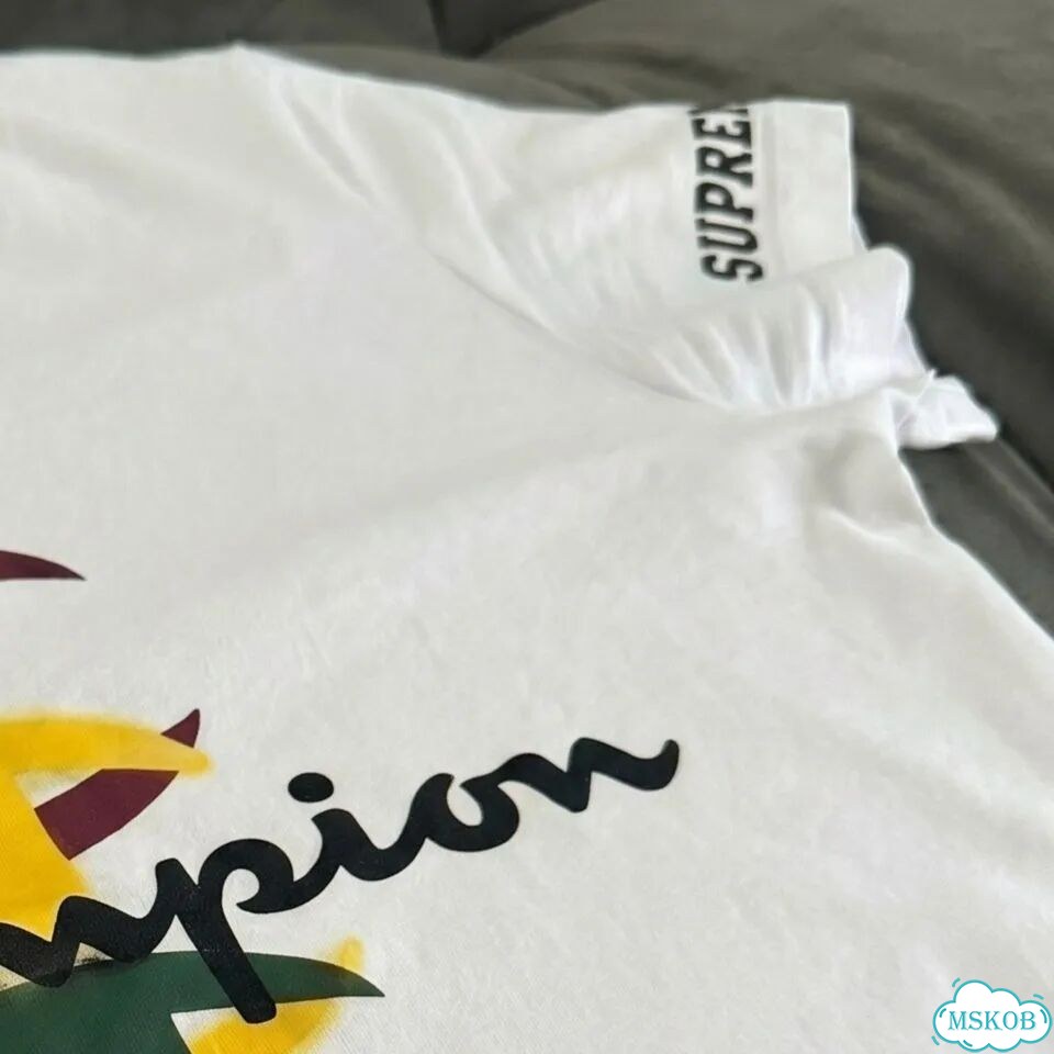 Футболка Supreme x Champion Rainbow Tee редкая фото 3