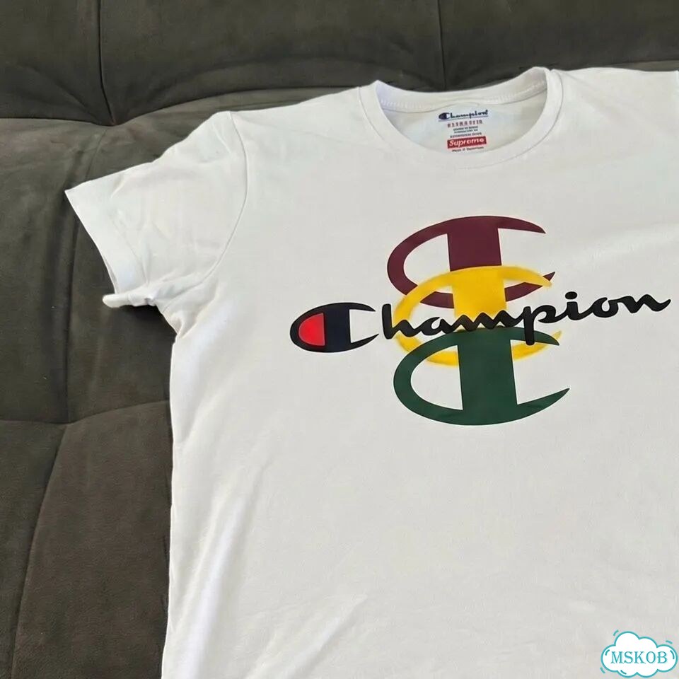 Футболка Supreme x Champion Rainbow Tee редкая фото 7