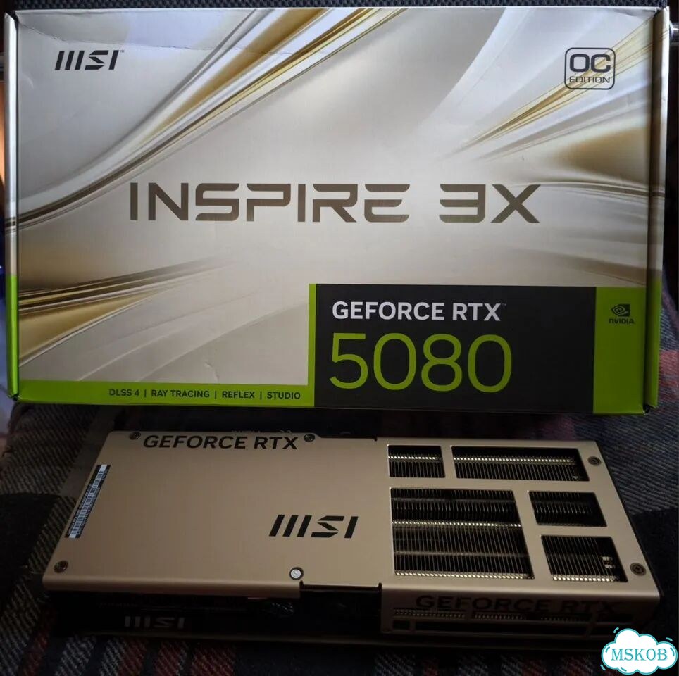 MSI Rtx 5080 inspire 3x 16 Gb OC Edit фото 1