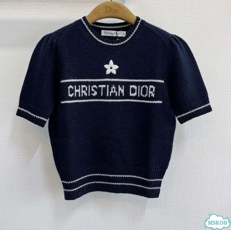 Свитер Christian Dior женский синий фото 1