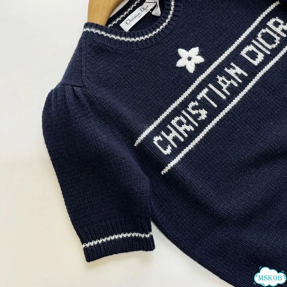 Свитер Christian Dior женский синий фото 4