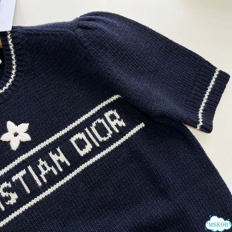 Свитер Christian Dior женский синий фото 5