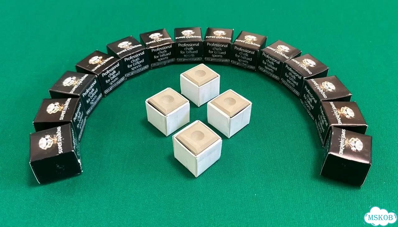 Мел бильярдный Super Diamond серый фото 10