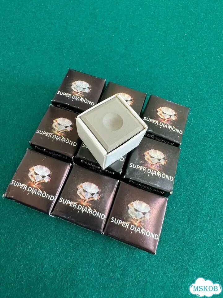 Мел бильярдный Super Diamond серый фото 2