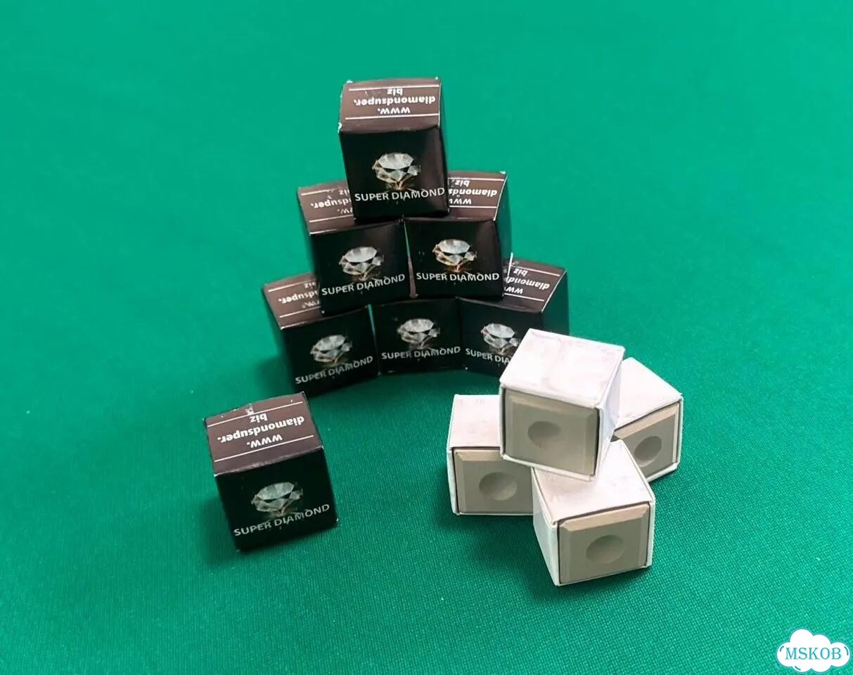 Мел бильярдный Super Diamond серый фото 5