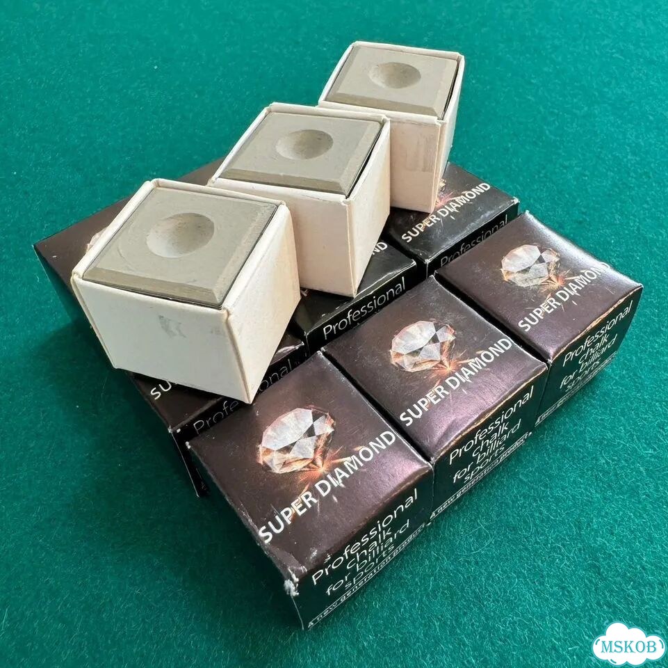 Мел бильярдный Super Diamond серый фото 8
