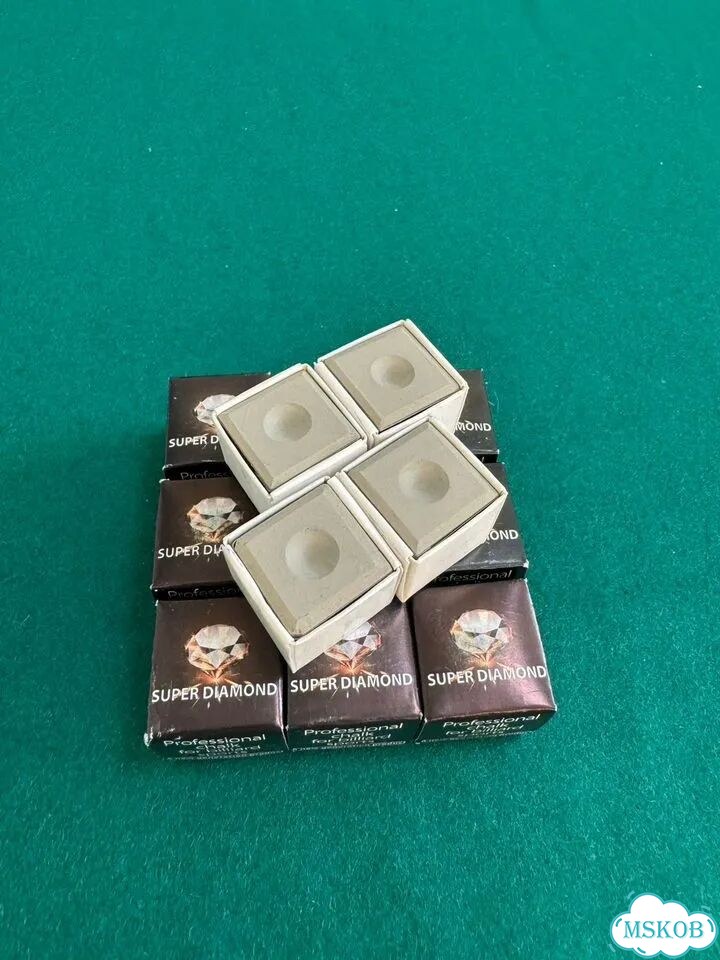 Мел бильярдный Super Diamond серый фото 9
