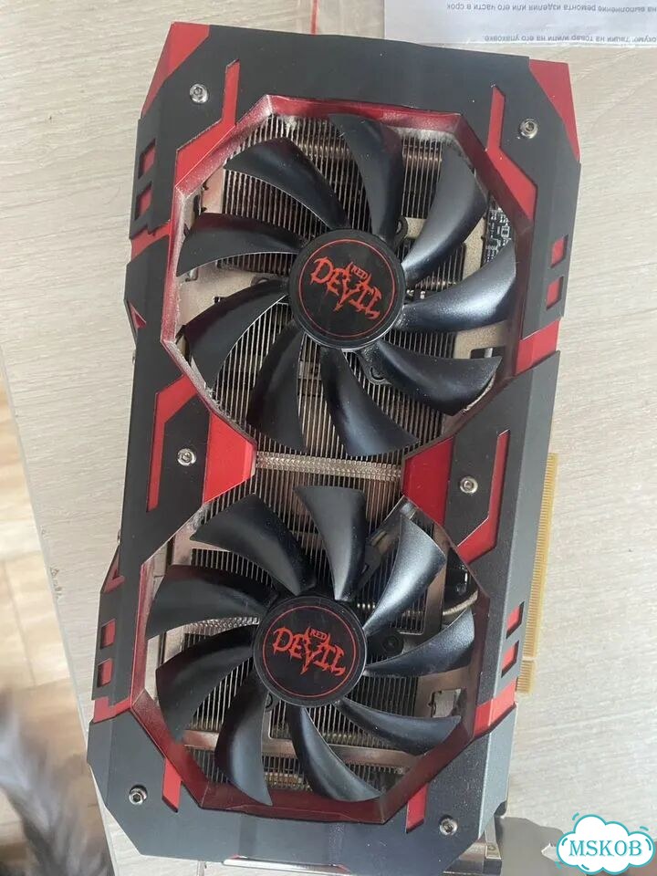 Rx580 8gb red devil фото 1