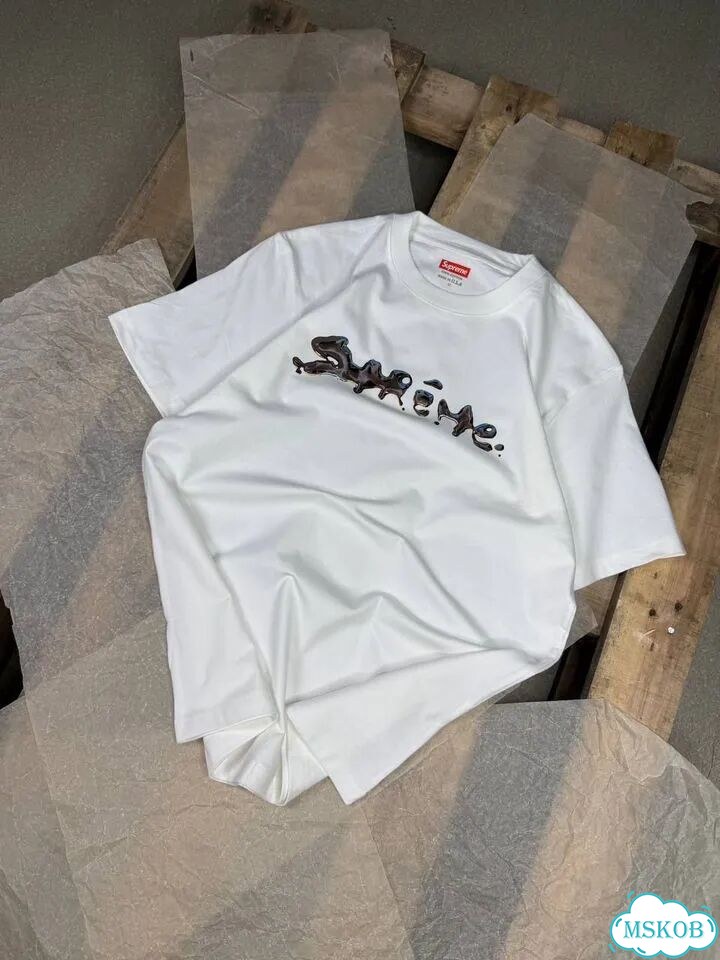 Футболка supreme белая фото 1